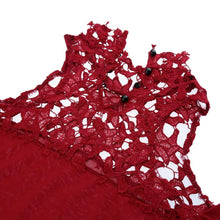 long sleeve women blouses hollow out crochet lace casual tops plus size shirts women lace blouse blusa cothing TIML66