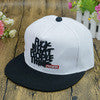 men women snapback cap embroidery letter print gorros de visera snap flat baseball cap golf hat white gray black TIML66