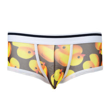 Mens Underwear Boxers Duck Printed Boxers Contrast Color Elastic Low Waist Panties Boxer Shorts Sheer Underpants TIML66 TIML66