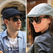 Retro Cap Men Flat Duckbill Caps Dad Hat Women Elastic Back Simple Casquette Casual Cabbie Hat Cricket Cap TIML66 TIML66