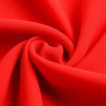 women blouses turn down collar keyhole chiffon shirt button front ruffled cuff plus size women tops red TIML66