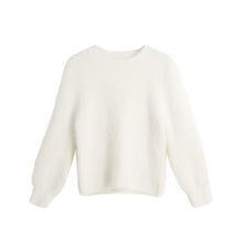 women hand knitted mohair sweater solid turtleneck long sleeve casual lady pullover thick warm loose women knitwear TIML66
