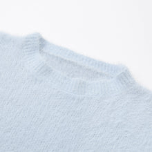 women hand knitted mohair sweater solid turtleneck long sleeve casual lady pullover thick warm loose women knitwear TIML66