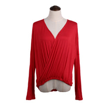 women sexy blouse cross ruched front deep v neck irregular hem long sleeve casual shirt women tops blusas TIML66