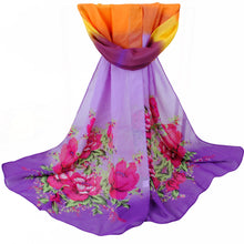 able Flower Printed Women Bohemian Chiffon Scarf Boho Long Shawl Beach Pashmina Elegant Thin Scarf Pareo Beach TIML66 TIML66