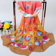 able Flower Printed Women Bohemian Chiffon Scarf Boho Long Shawl Beach Pashmina Elegant Thin Scarf Pareo Beach TIML66 TIML66