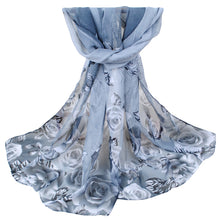 able Flower Printed Women Bohemian Chiffon Scarf Boho Long Shawl Beach Pashmina Elegant Thin Scarf Pareo Beach TIML66 TIML66