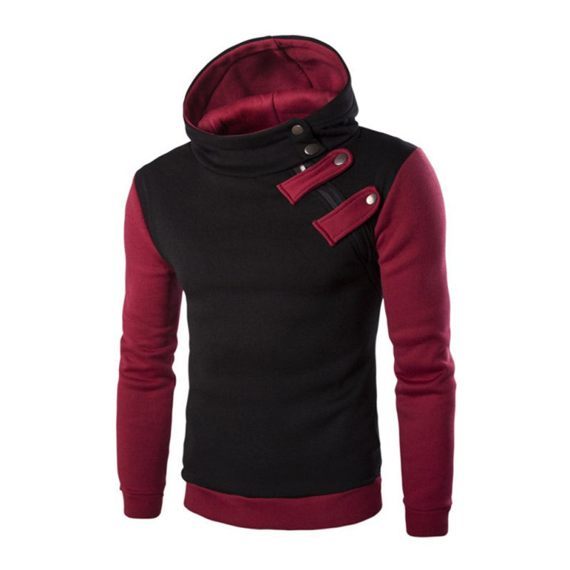 Hoodies Men Sudaderas Hombre Hip Hop Mens Brand Hoodie Hedging Oblique Zipper Sweatshirt Suit Slim Fit Men Hoody XXL TIML66