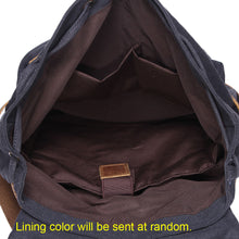 Korean Men Canvas Backpack Flap Drawstring Laptop Backpack Buckle Strap Student Travel Bag School Bags For Teenager TIML66 TIML66