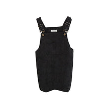 Korean Style College Wind Restoring Ancient Ways Corduroy Suspenders Big Pocket Straight Vest Dress LE3 TIML66