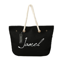 Lady Large Capacity Canvas Beach Bag Letter Print Casual Tote Women Canvas Handbag Daily Use Single Shoulder Shopping Bags TIML66 TIML66