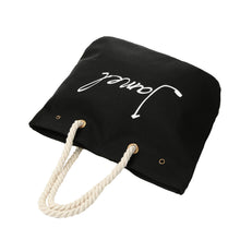 Lady Large Capacity Canvas Beach Bag Letter Print Casual Tote Women Canvas Handbag Daily Use Single Shoulder Shopping Bags TIML66 TIML66