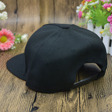 man woman casual baseball cap leisure snapback hats men women hiphop caps letter embroidery hip pop flat hat black TIML66