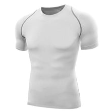 Men T Shirts Tops Tights Fitness Base Layer Tops Short Sleeve O-Neck Compression T Shirts S-XXL TIML66