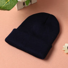 men women knitted beanies hat plain alien embroidery gorros masculino dome fall cap warm crochet skull hat headwear TIML66