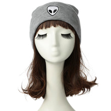 Men Women Knitted Beanies Hat Plain Alien Embroidery Gorros Masculino Dome Fall Cap Warm Crochet Skull Hat Headwear TIML66 TIML66