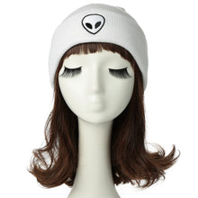 Men Women Knitted Beanies Hat Plain Alien Embroidery Gorros Masculino Dome Fall Cap Warm Crochet Skull Hat Headwear TIML66 TIML66