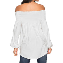 off shoulder top chiffon women blouses slash neck sexy office shirt ladies retro blouse shirt tops blusa TIML66