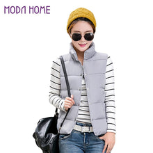 down jacket stand collar sleeveless women coat stud press pockets padded vest coat outerwear TIML66