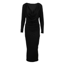 Deep V Neck Long Sleeve Women Sexy Dress High Waist Bodycon Dress Elegant Party Long Maxi Dress Vestidos Plus Size TIML66 TIML66