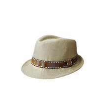 kids boy girl unisex fedora hat contrast trim cool jazz hat trilby cap chapeau TIML66