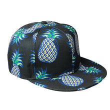 pineapple fruit pattern hat ladies snap back flat cap men women basketball hip hop leisure baseball caps TIML66