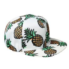 pineapple fruit pattern hat ladies snap back flat cap men women basketball hip hop leisure baseball caps TIML66