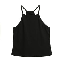 Solid Women Crop Top Sexy Tank Tops Casual Blouse Blusas Strap Sleeveless Open Back Casual Cropped Vest TIML66 TIML66