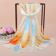 women bohemian chiffon scarf print long shawl sun block beach pashmina elegant thin scarf ladies foulard TIML66