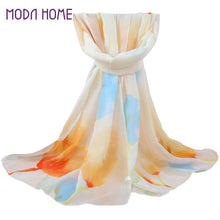 women bohemian chiffon scarf print long shawl sun block beach pashmina elegant thin scarf ladies foulard TIML66