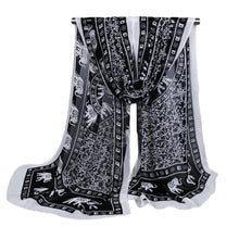 Women Chiffon Scarf Floral Print Long Thin Shawl Wrap Vintage Pashmina Women Shawls and Scarves TIML66 TIML66