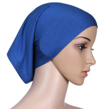 Women's Muslim Hijab Ladies Turban Islamic Bonnet Underscarf Inner Cap Solid Rayon Tube Hat Elastic Headwear TIML66 TIML66