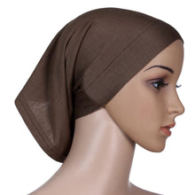 Women's Muslim Hijab Ladies Turban Islamic Bonnet Underscarf Inner Cap Solid Rayon Tube Hat Elastic Headwear TIML66 TIML66