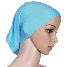 Women's Muslim Hijab Ladies Turban Islamic Bonnet Underscarf Inner Cap Solid Rayon Tube Hat Elastic Headwear TIML66 TIML66