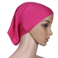 Women's Muslim Hijab Ladies Turban Islamic Bonnet Underscarf Inner Cap Solid Rayon Tube Hat Elastic Headwear TIML66 TIML66