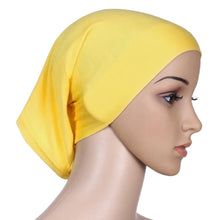 Women's Muslim Hijab Ladies Turban Islamic Bonnet Underscarf Inner Cap Solid Rayon Tube Hat Elastic Headwear TIML66 TIML66