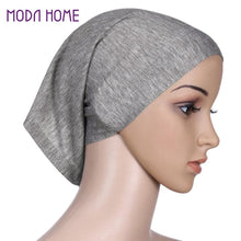 Women's Muslim Hijab Ladies Turban Islamic Bonnet Underscarf Inner Cap Solid Rayon Tube Hat Elastic Headwear TIML66 TIML66