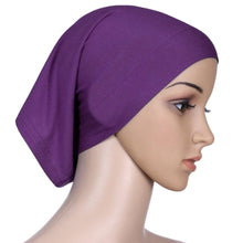 Women's Muslim Hijab Ladies Turban Islamic Bonnet Underscarf Inner Cap Solid Rayon Tube Hat Elastic Headwear TIML66 TIML66