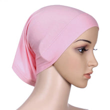 Women's Muslim Hijab Ladies Turban Islamic Bonnet Underscarf Inner Cap Solid Rayon Tube Hat Elastic Headwear TIML66 TIML66