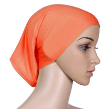 Women's Muslim Hijab Ladies Turban Islamic Bonnet Underscarf Inner Cap Solid Rayon Tube Hat Elastic Headwear TIML66 TIML66