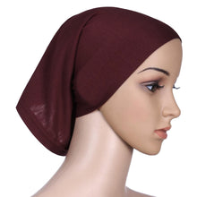 Women's Muslim Hijab Ladies Turban Islamic Bonnet Underscarf Inner Cap Solid Rayon Tube Hat Elastic Headwear TIML66 TIML66