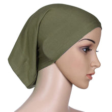 Women's Muslim Hijab Ladies Turban Islamic Bonnet Underscarf Inner Cap Solid Rayon Tube Hat Elastic Headwear TIML66 TIML66