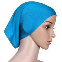 Women's Muslim Hijab Ladies Turban Islamic Bonnet Underscarf Inner Cap Solid Rayon Tube Hat Elastic Headwear TIML66 TIML66