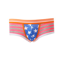 Gay Underwear Mens Briefs Stripe Print U Convex Pouch Low Waist Cotton Panties Men Shorts Underpants TIML66 TIML66