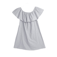 Off The Shoulder Slash Neck Ruffled Cotton Party Dress Ukraine Women Sexy Club Mini Dress A-line Princess Dress TIML66 TIML66