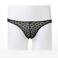 sexy men underwear mens briefs soft underpants calzoncillos hombre plaid mesh pouch u convex low waist briefs TIML66