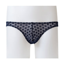 sexy men underwear mens briefs soft underpants calzoncillos hombre plaid mesh pouch u convex low waist briefs TIML66