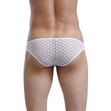 sexy men underwear mens briefs soft underpants calzoncillos hombre plaid mesh pouch u convex low waist briefs TIML66