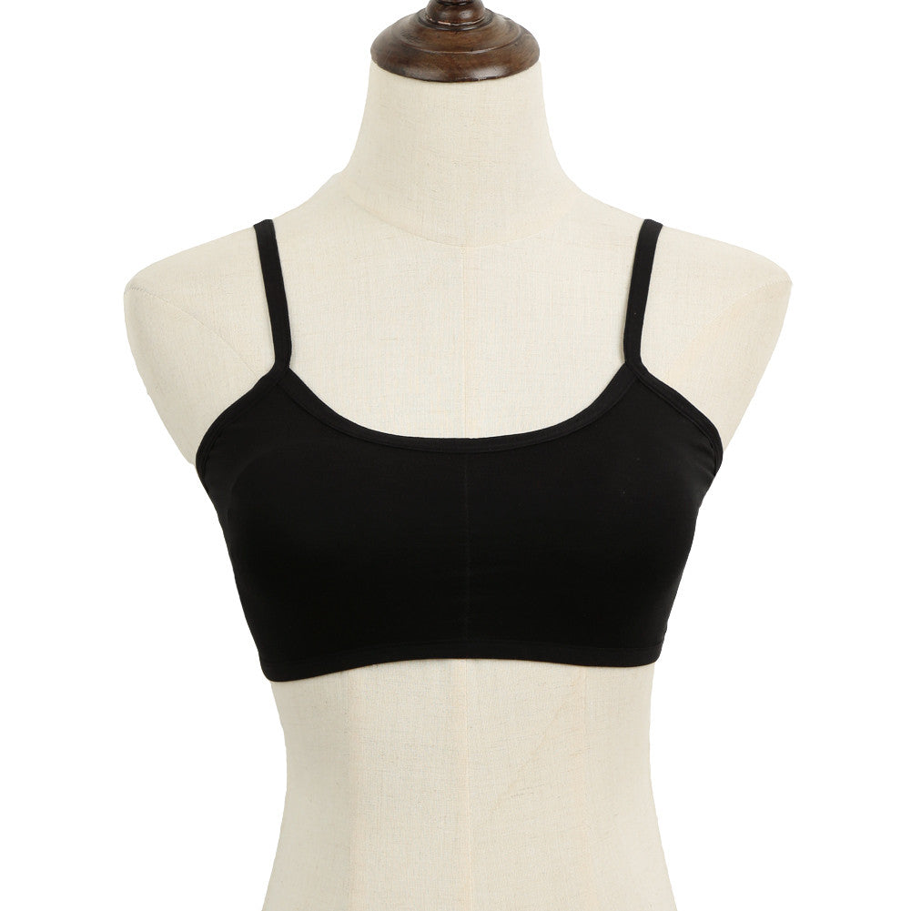 Sexy Women Bra Girl Padded Bra Cotton Crop Tops Hollow Out Wireless Solid Bralette Top Push Up Bras TIML66 TIML66