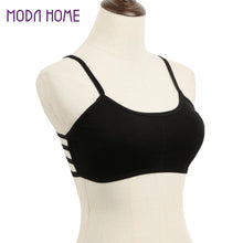 Sexy Women Bra Girl Padded Bra Cotton Crop Tops Hollow Out Wireless Solid Bralette Top Push Up Bras TIML66 TIML66